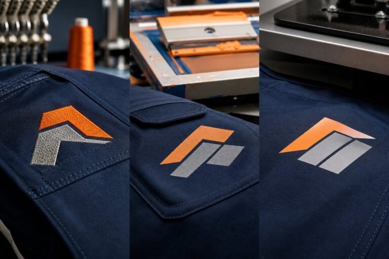 Workwear Customization: Embroidery vs Screen Printing vs Heat Transfer