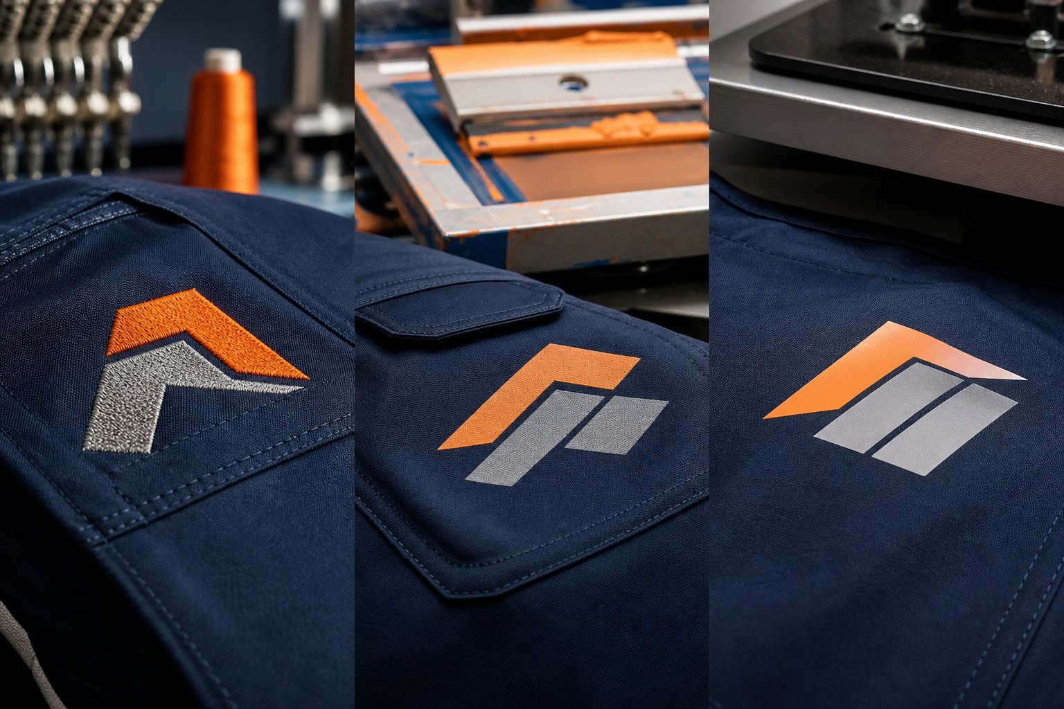 Workwear Customization: Embroidery vs Screen Printing vs Heat Transfer